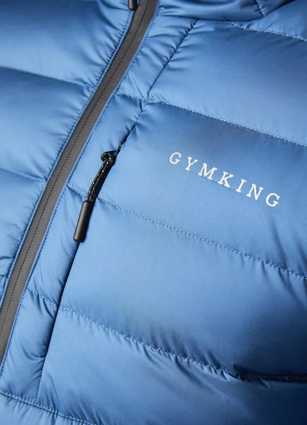 Gym King Reflect Puffer Jacket Moonlight Blue