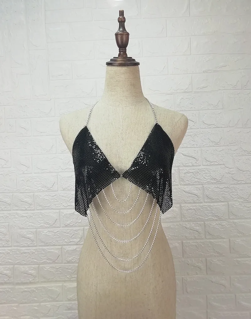 Handcrafted Metal Chain Tank Tops