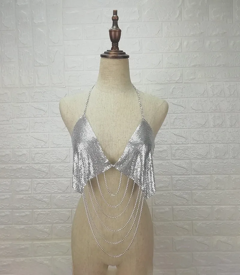 Handcrafted Metal Chain Tank Tops