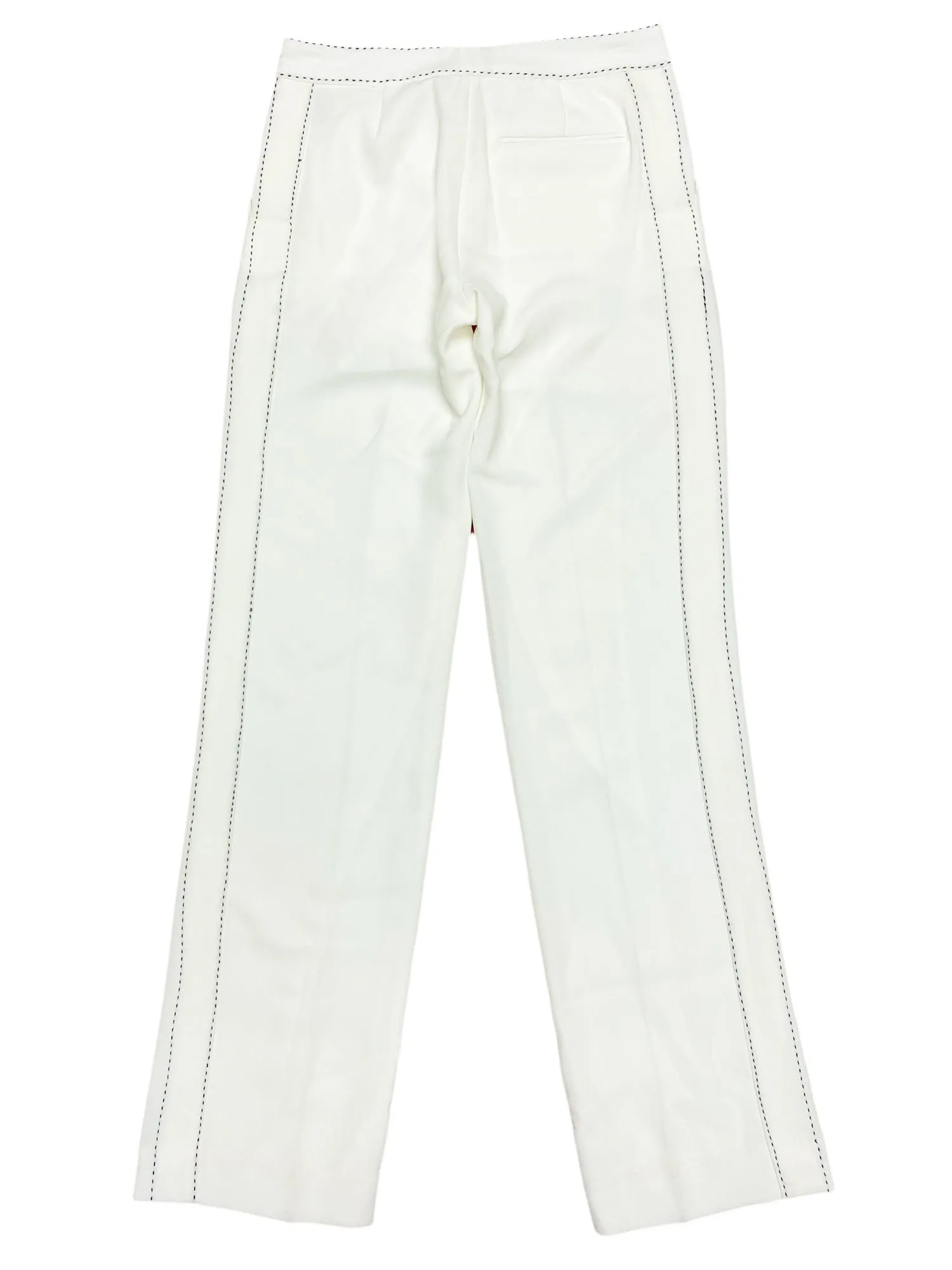 Hanley Mellon Women's Crepe Boy Chinos with Picque Stitching