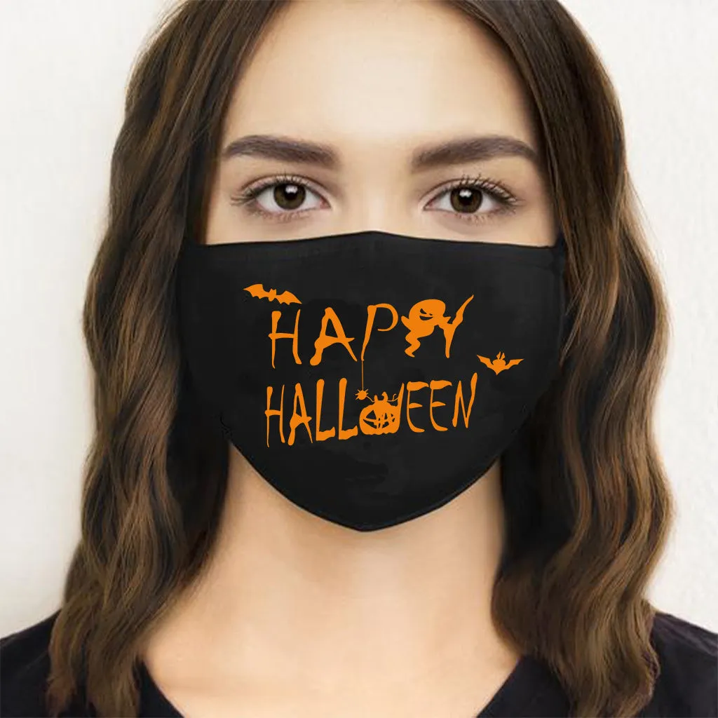 Happy Halloween Printed T-shirt 2-Piece Set B