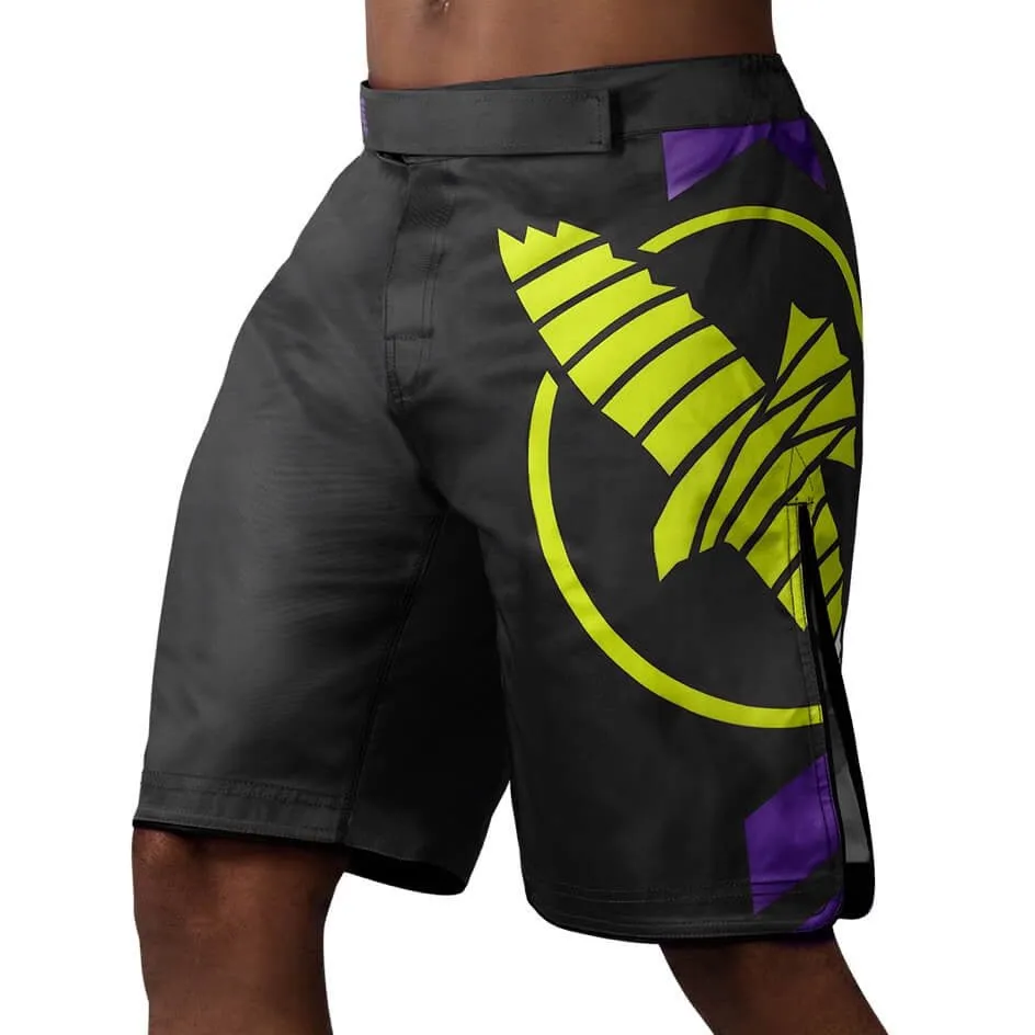 HAYABUSA® Icon MMA Shorts |Fight Shorts | Training Wrestling Fight Shorts Men's Boxing MMA Combat BJJ Grappling Fitness Muay Thai Kickboxing