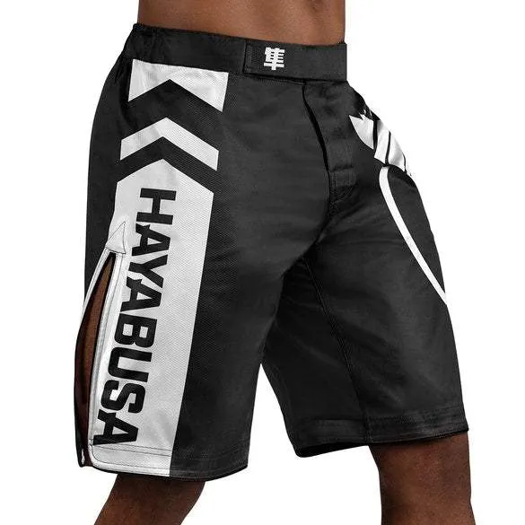 HAYABUSA® Icon MMA Shorts |Fight Shorts | Training Wrestling Fight Shorts Men's Boxing MMA Combat BJJ Grappling Fitness Muay Thai Kickboxing