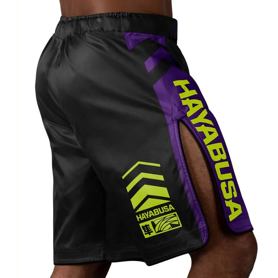 HAYABUSA® Icon MMA Shorts |Fight Shorts | Training Wrestling Fight Shorts Men's Boxing MMA Combat BJJ Grappling Fitness Muay Thai Kickboxing