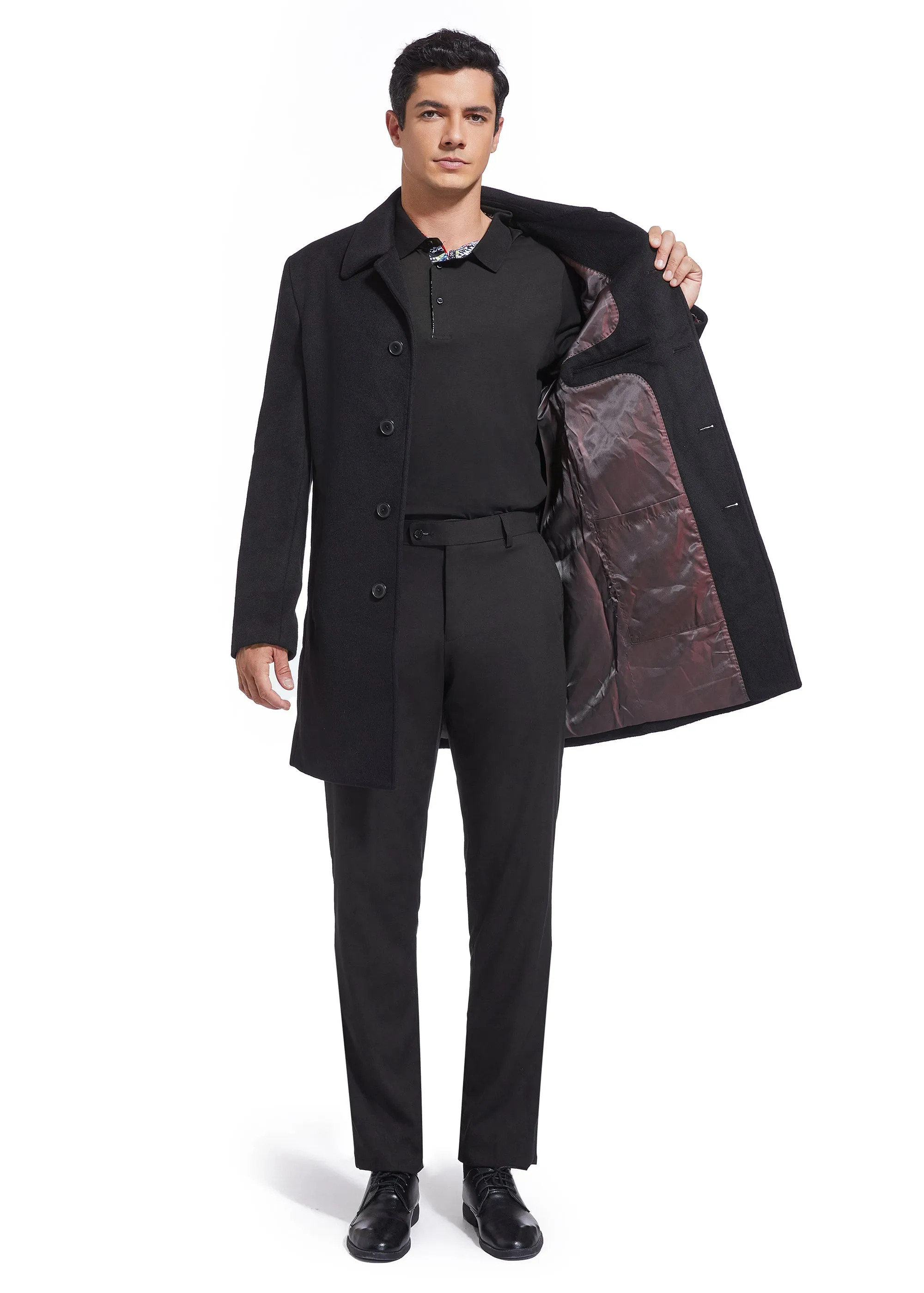 Hechter Paris Spencer Black Coat