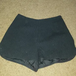 High waisted black shorts