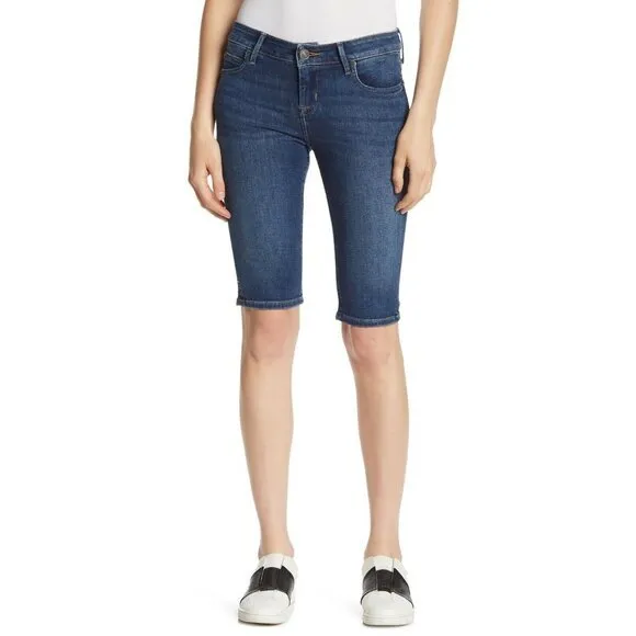 Hudson Jeans Blue Jean Shorts Women's Viceroy Bermuda Shorts Sz 25 $145 NWT