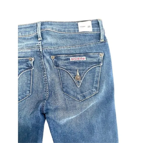 Hudson Jeans Blue Jean Shorts Women's Viceroy Bermuda Shorts Sz 25 $145 NWT