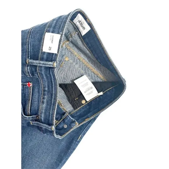 Hudson Jeans Blue Jean Shorts Women's Viceroy Bermuda Shorts Sz 25 $145 NWT