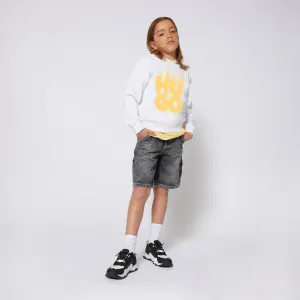 Hugo Dark Grey Jean Shorts