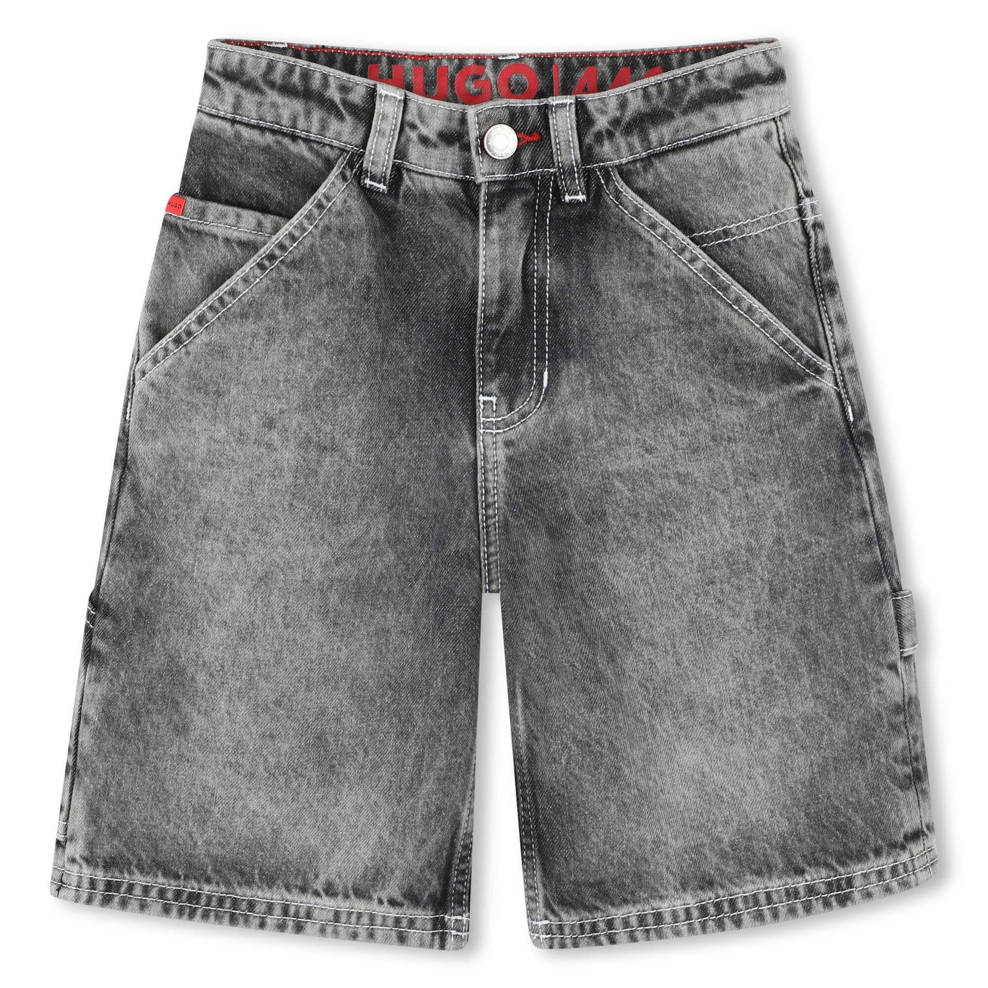 Hugo Dark Grey Jean Shorts