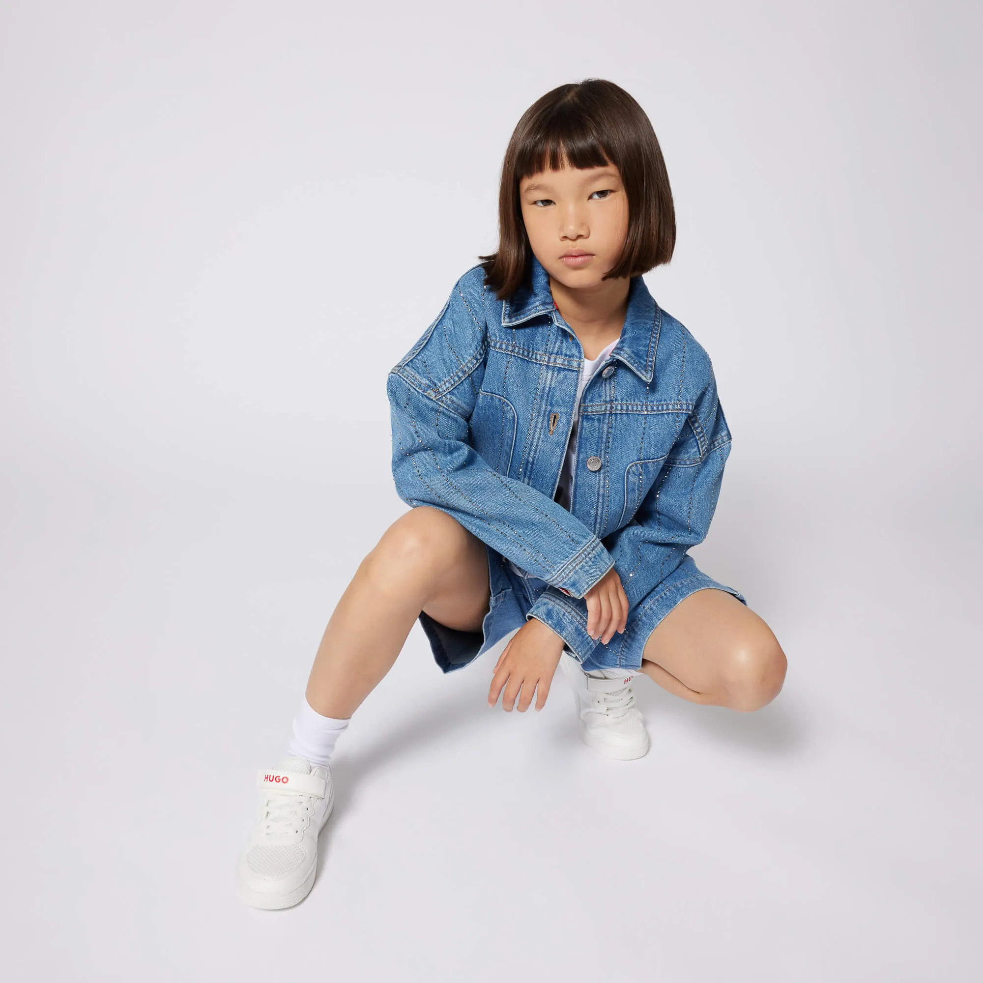 Hugo Sparkle Jean Shorts