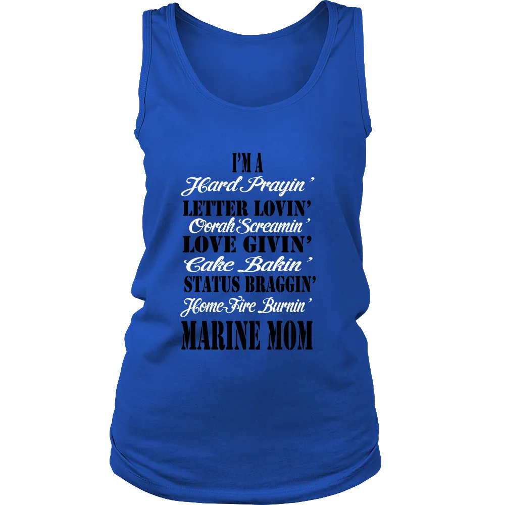 I'm a Letter Lovi'n Love Givi'n Status Braggi'n Marine MOM