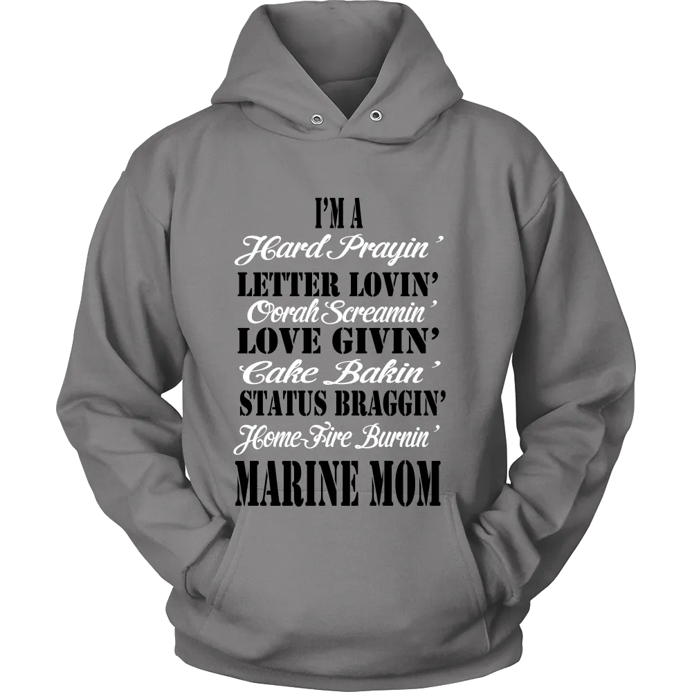 I'm a Letter Lovi'n Love Givi'n Status Braggi'n Marine MOM