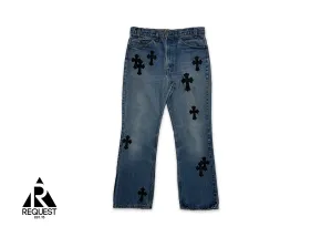 Indigo Levi's Denim "Black Crosses"