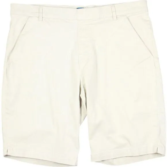 Jag Jeans Womens Maddie Beige Cotton Mid-Rise Pull on Bermuda Shorts Plus NWT