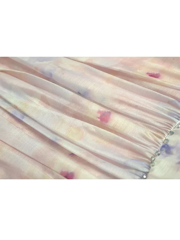 Jardinna Floral  Casual Style A-LINE Dress