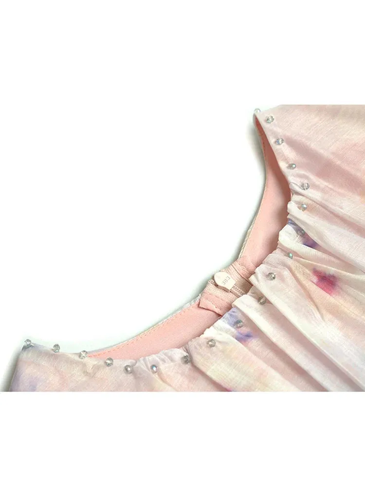 Jardinna Floral  Casual Style A-LINE Dress