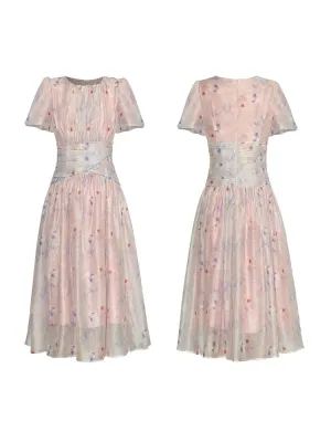 Jardinna Floral  Casual Style A-LINE Dress