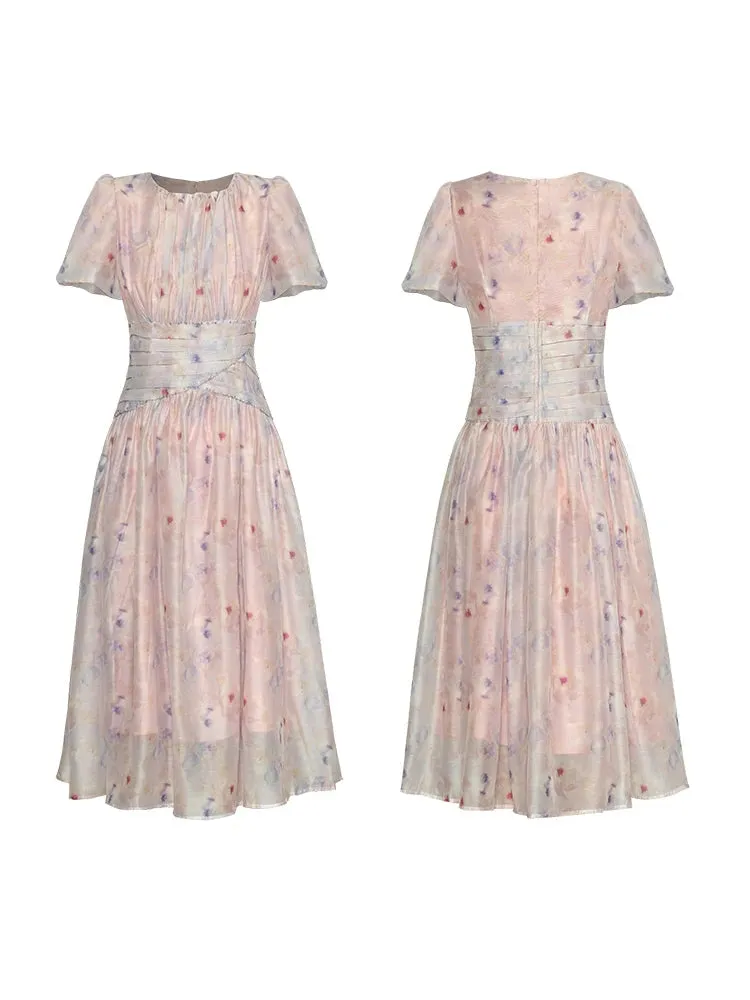 Jardinna Floral  Casual Style A-LINE Dress