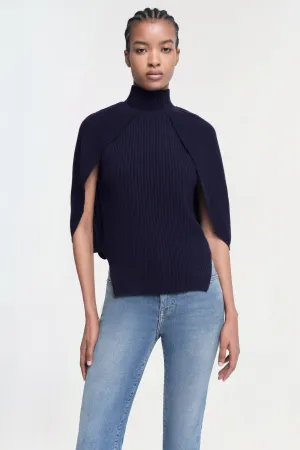 Jeannie Turtleneck Cape Tank