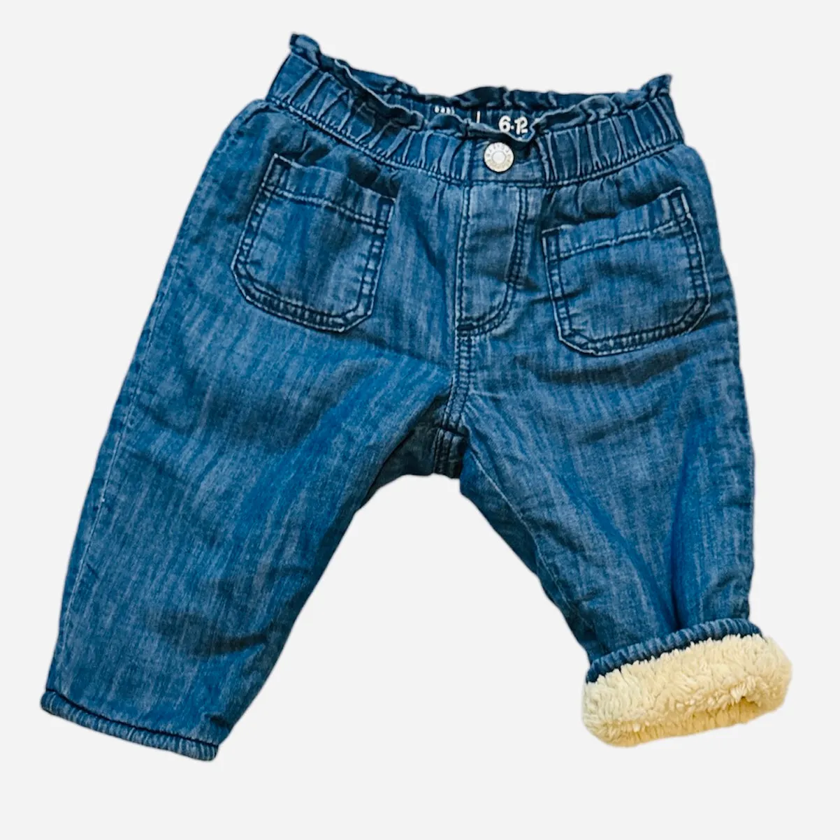 Jeans with Fluffy Lining, 6-12m // Gap