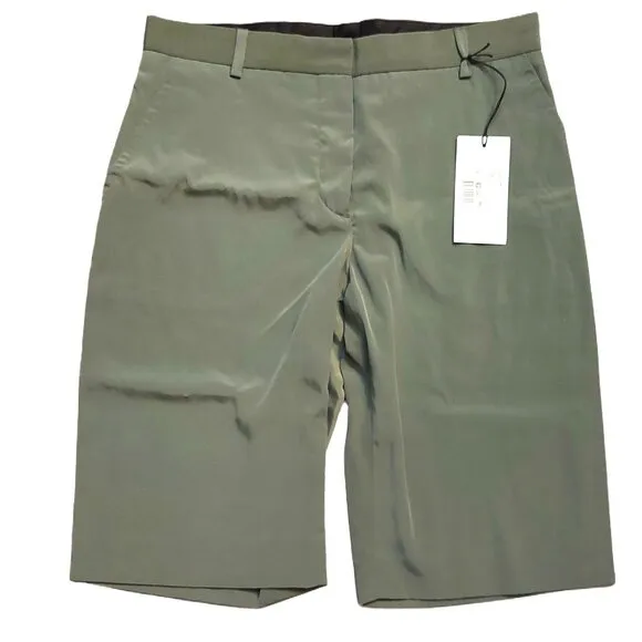 John Richmond Olive Green Bermuda Shorts Sz 42 NWT