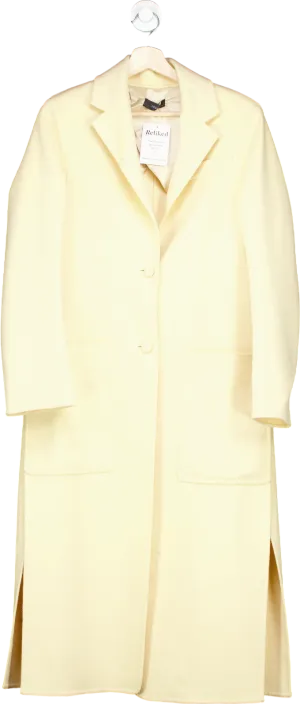Joseph Ivory Marvil Double Wool Silk Coat UK 10