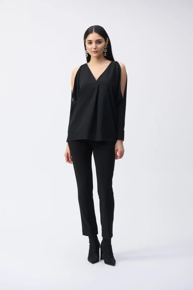 Joseph Ribkoff V-Neck Long Sleeve Top 243248