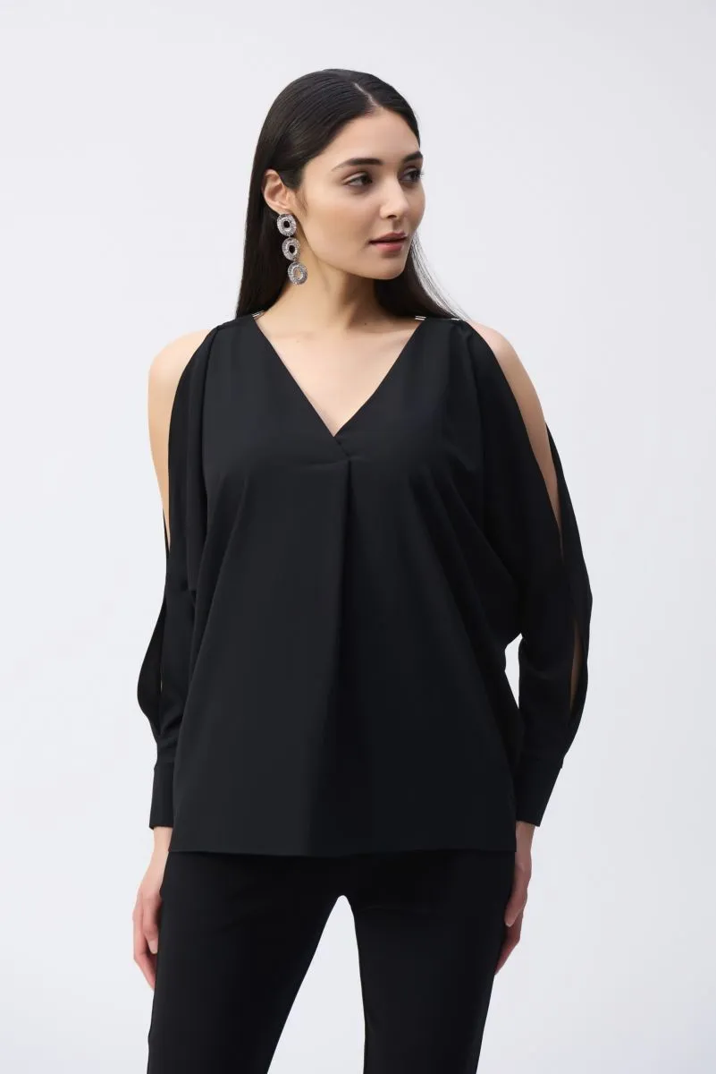 Joseph Ribkoff V-Neck Long Sleeve Top 243248