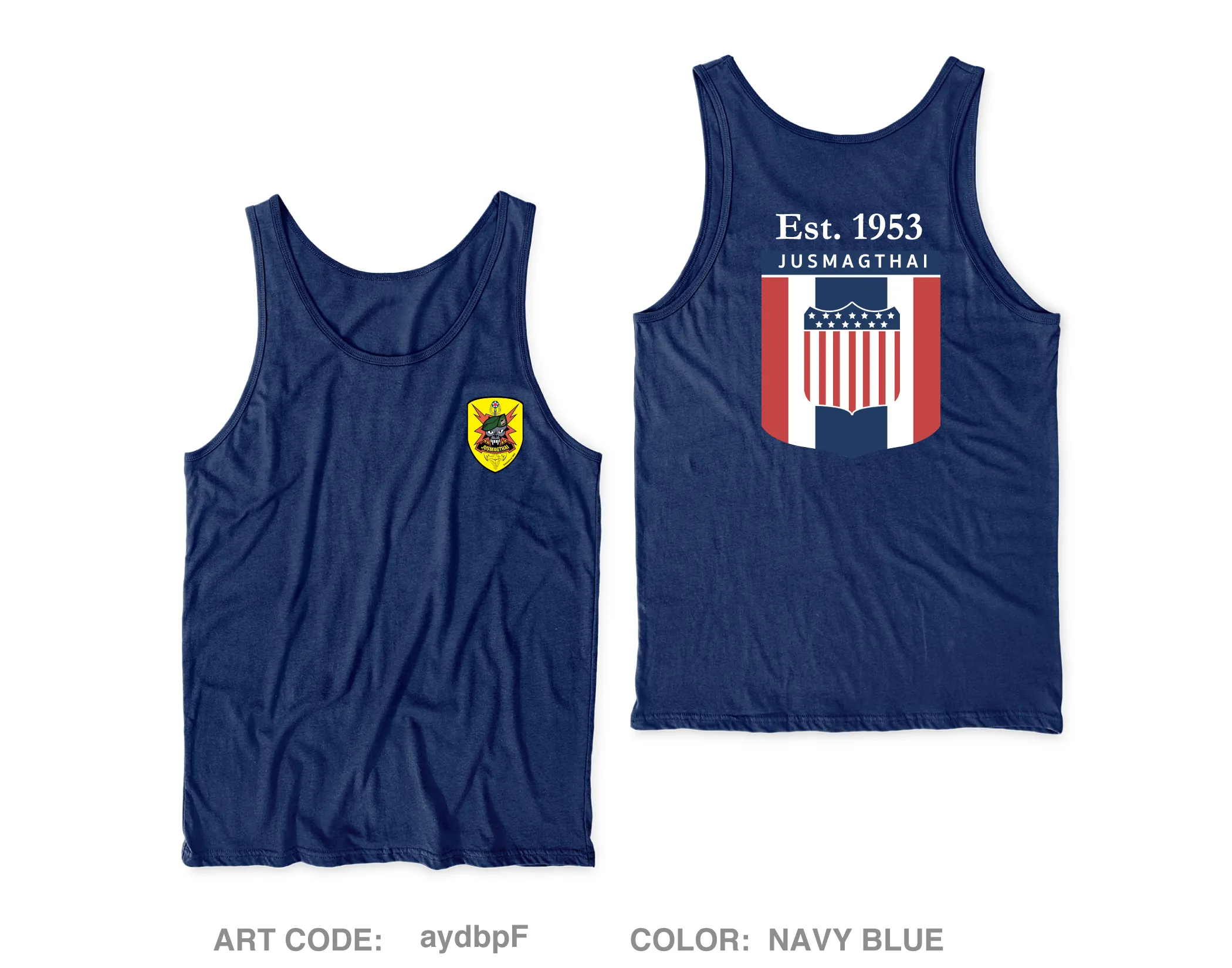 JUSMAGTHAI Core Men's Performance Tank Top - aydbpF