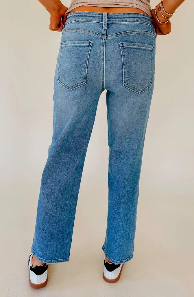 JUST BLACK UTILITY POCKET STRAIGHT DENIM