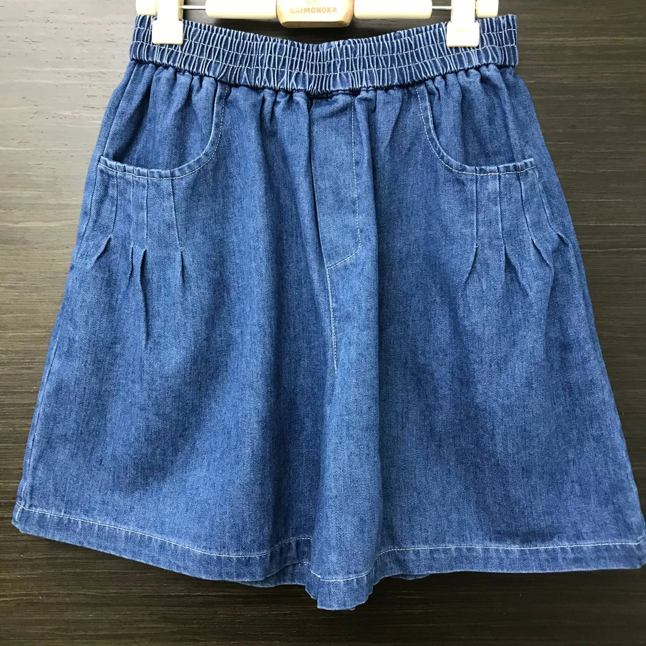 K040 寬腳牛仔短褲