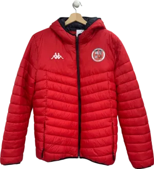 Kappa Red West Bridgford Football Club Puffer Jacket UK XL