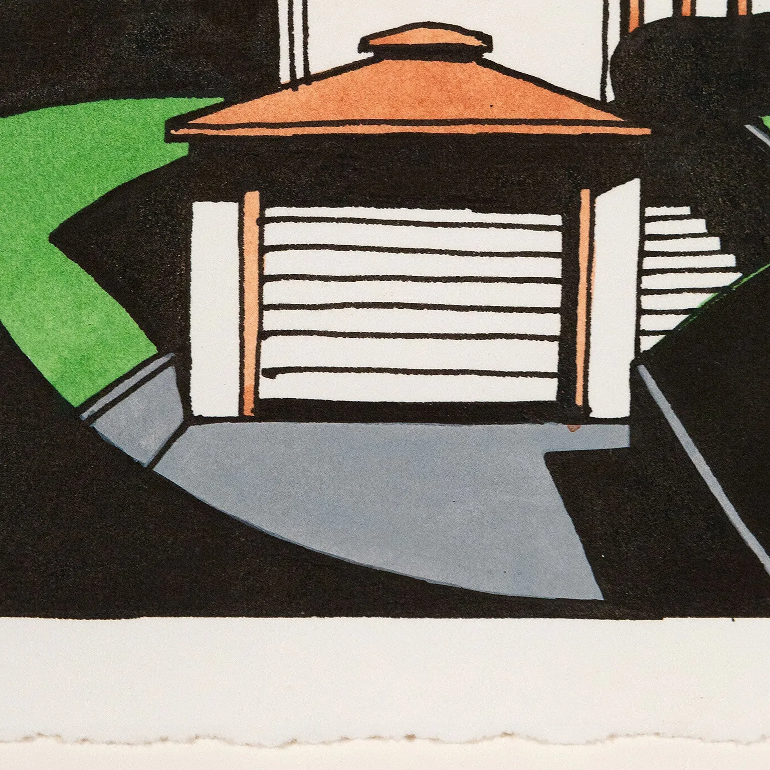 KEN PRICE "HOUSE" PAINTING, 1990