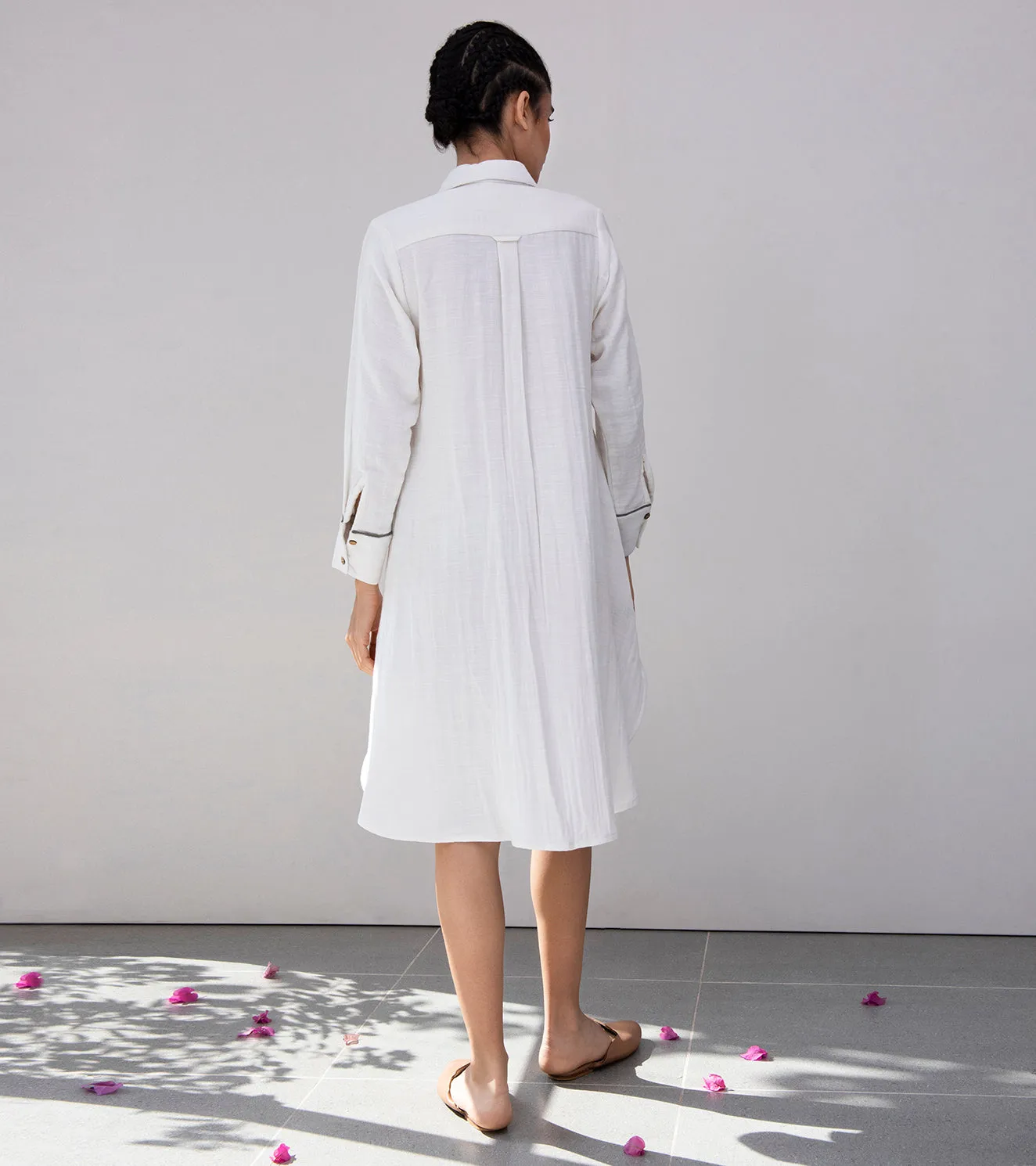 Khara Kapas A-Line Of-The-Lily Dress