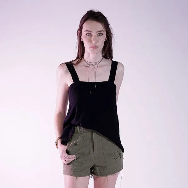 Knot Sisters Kelsey Tank- Black