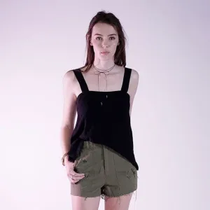 Knot Sisters Kelsey Tank- Black