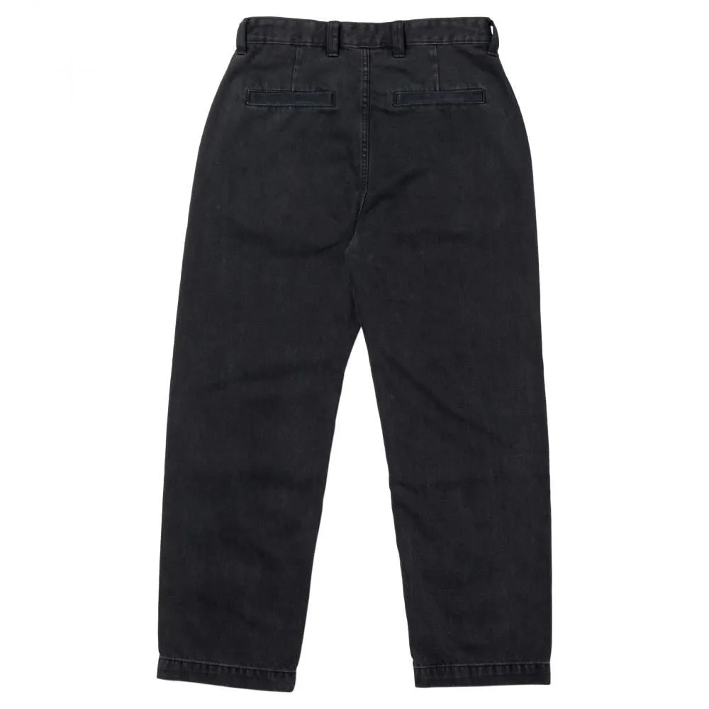 Krooked Pants Eyes Denim Twill Pant - Black