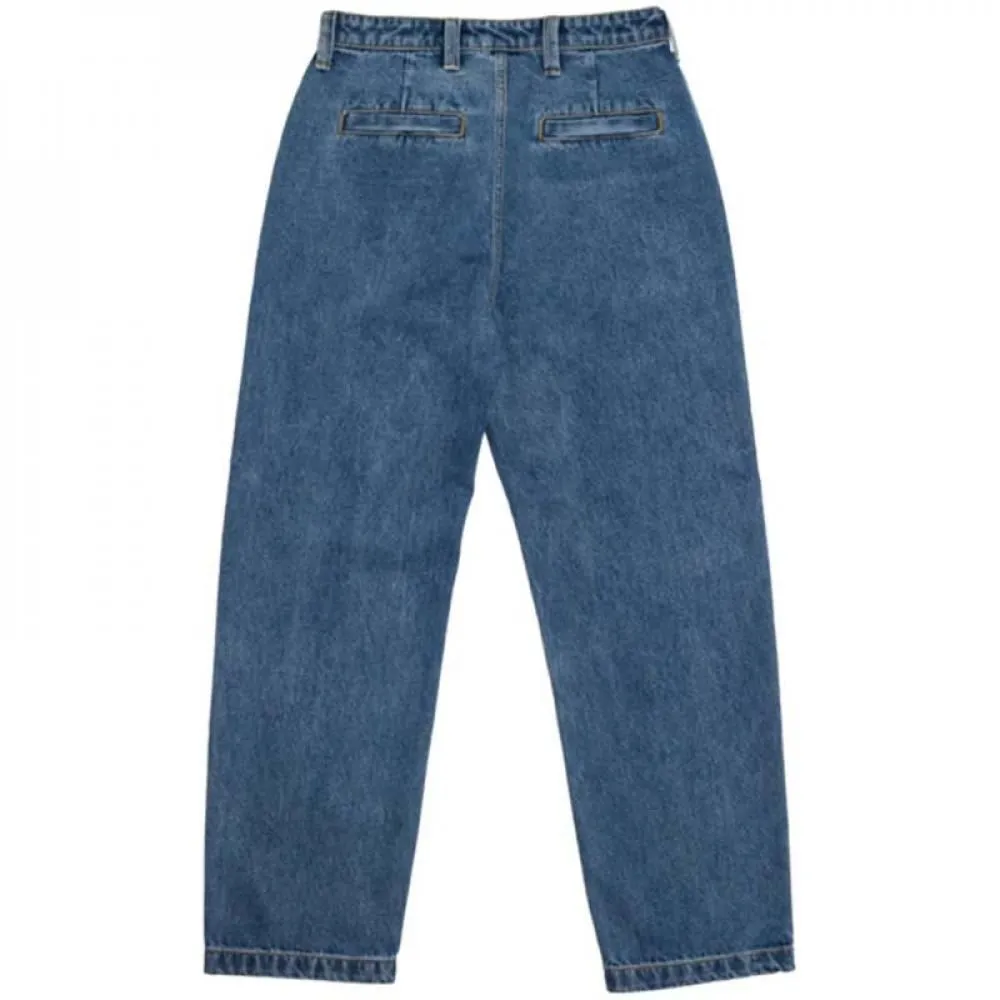 Krooked Pants Eyes Denim Twill Pant - Stone Wash