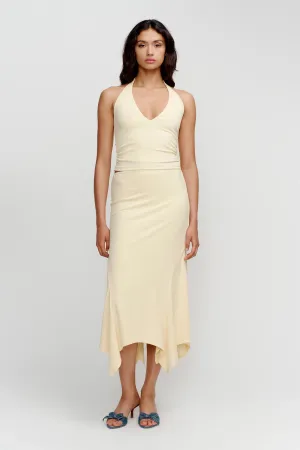 KYAH HALTER TOP BUTTER