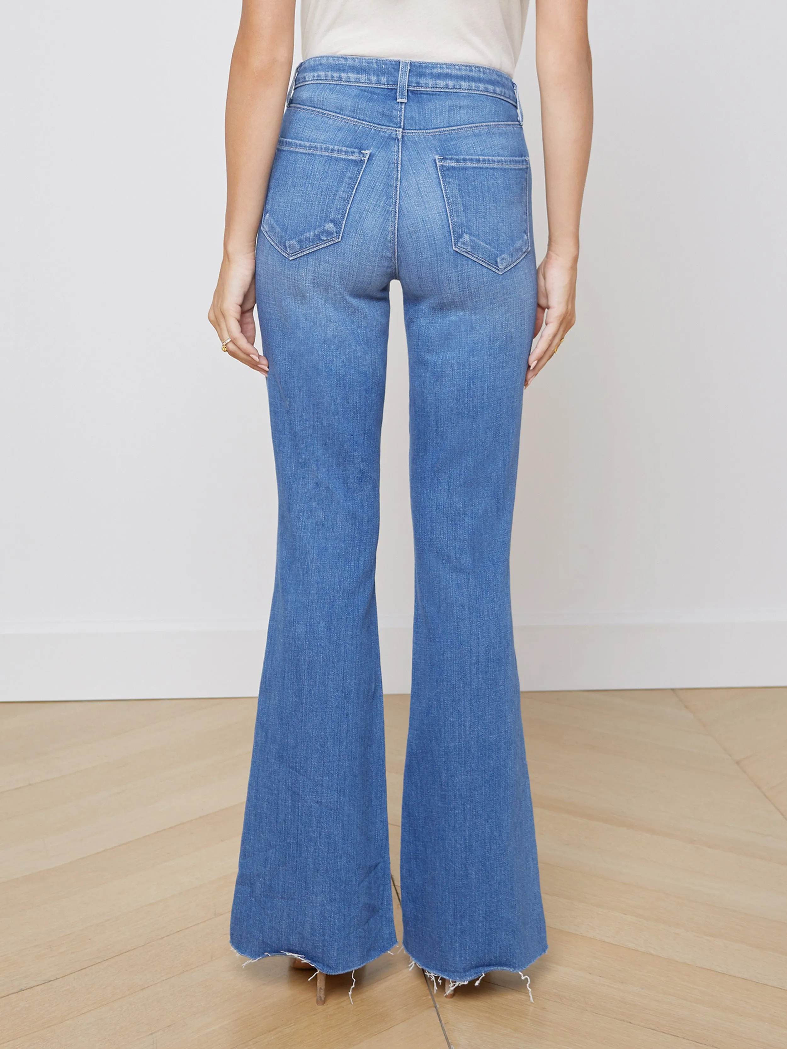 Lagence Sera Sneaker Flare Jeans