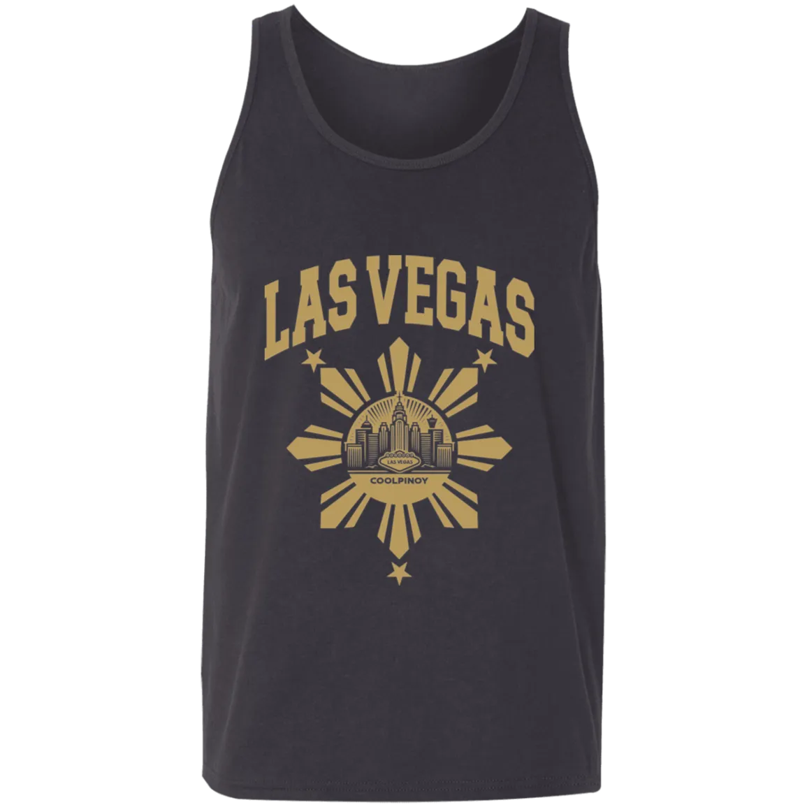 Las Vegas with Sun and Stars Unisex Cotton Tank Top