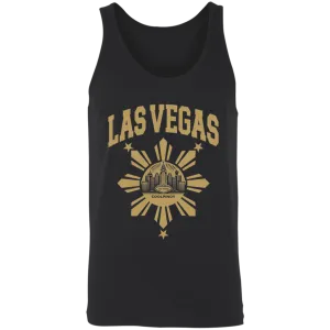 Las Vegas with Sun and Stars Unisex Cotton Tank Top