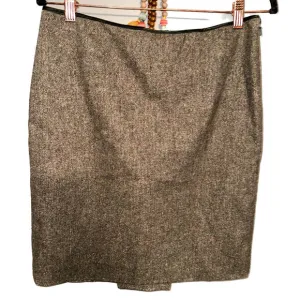 Laundry by Shelli Segal Tweed Silk Trim Pencil Skirt - size 6