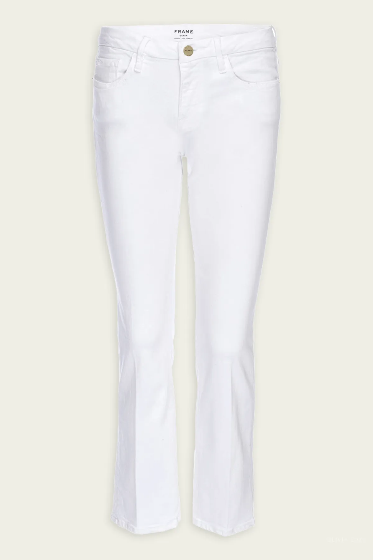 Le Crop Mini Boot in Blanc