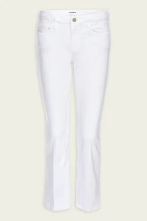 Le Crop Mini Boot in Blanc