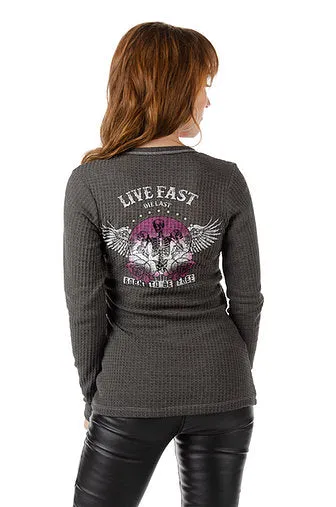 Liberty Wear Collection Tops: Live Fast Die Last