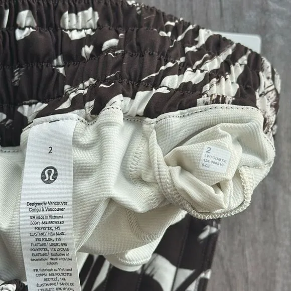 Lululemon Hotty Hot High-Rise Lined Short 4&quot; shorts size‎ 2 NWT