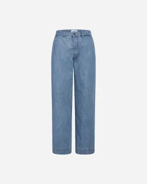 Lydia denim pants - Light blue stonewash